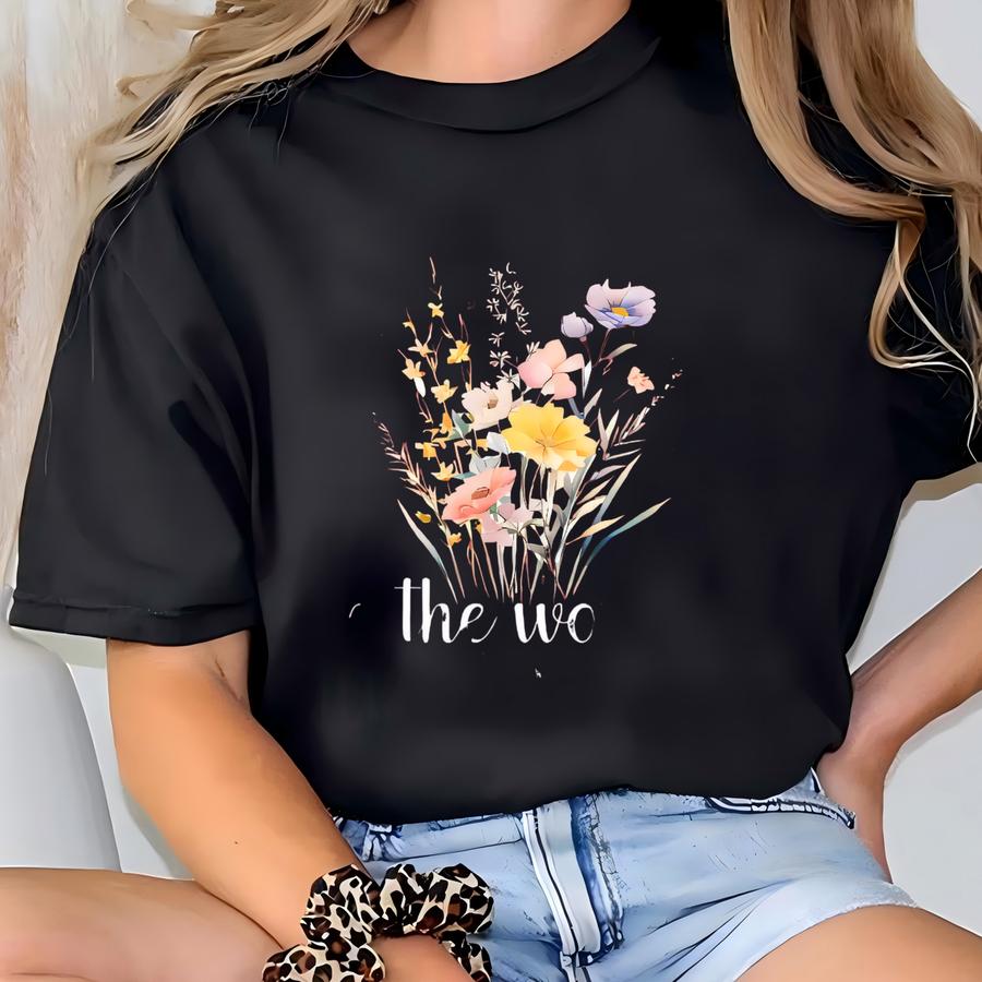 Floral Christian Png: Faith Bible Verse Design (digital Download) T-shirt