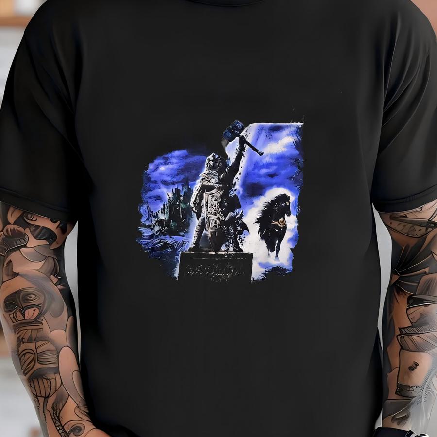 2000s Hammer Fall Hoodie Sz Xl (a8229) T-shirt