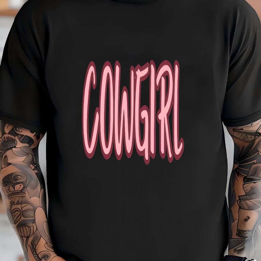 Cowgirl Shirt, Retro Western Tee, Rodeo Cowgirl Outfit, Cute Country Graphic Hoodie, Honky Tonk Rodeo Shirt T-shirt