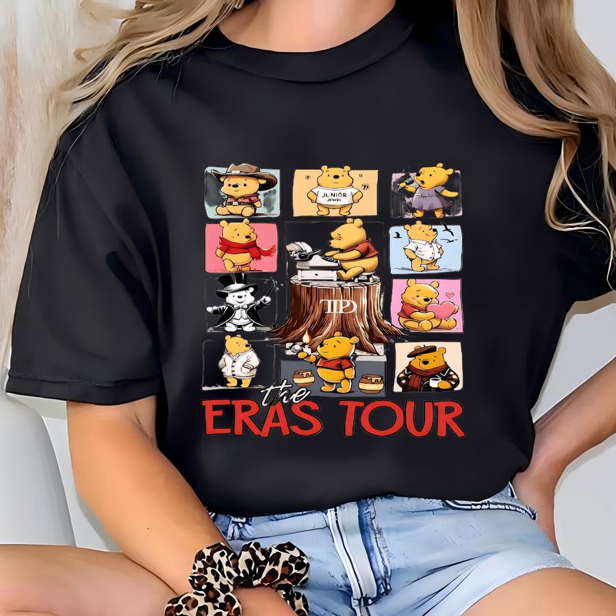 Eras Shirt, Family Trip Shirt, Funny Winnie Eras Shirt, Land Summer Vacation Hoodie, Pooh Bear Kids Sweatshirt T-shirt