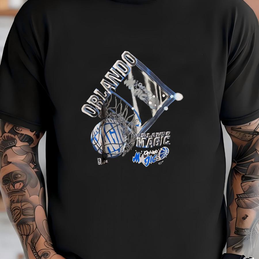 90's Orlando Magic Hoodie Sz L (a8180) T-shirt