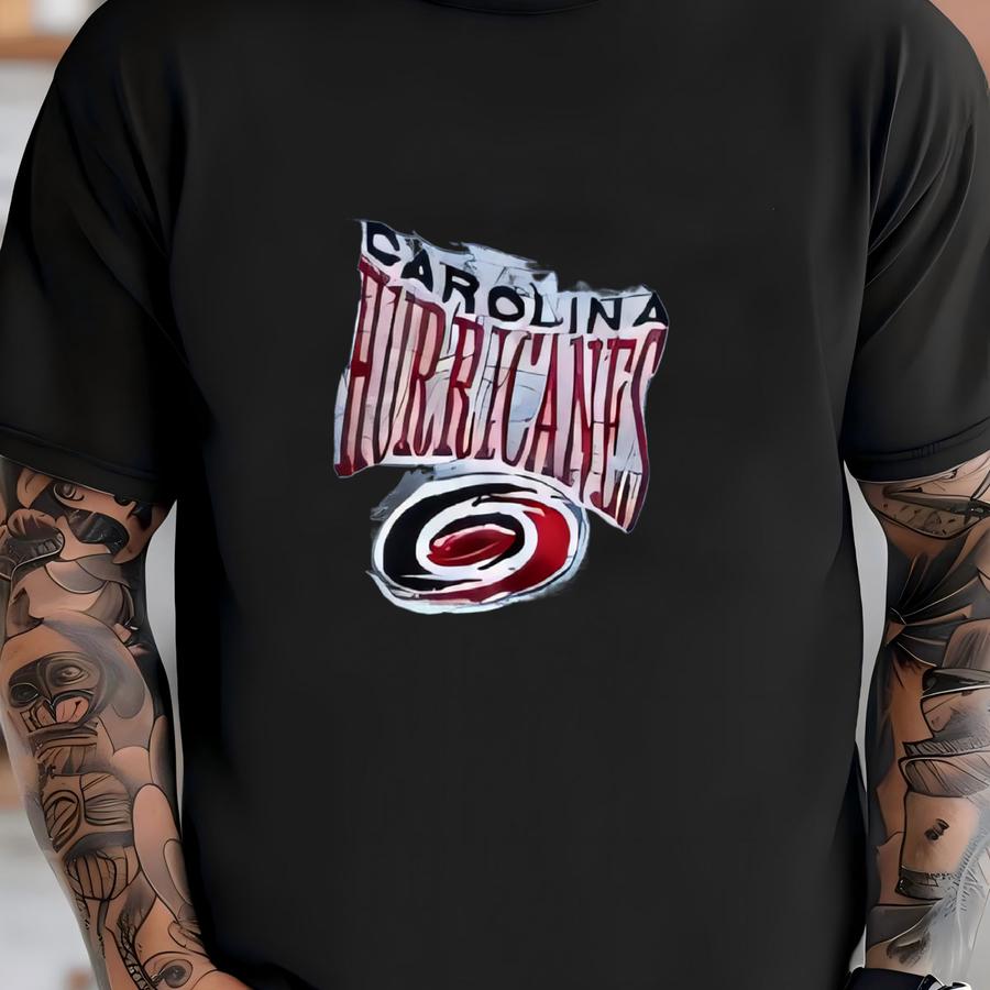 Vintage Carolina Hurricanes Y Small Logo Turtleneck Sweatshirt Size Fits M T-shirt