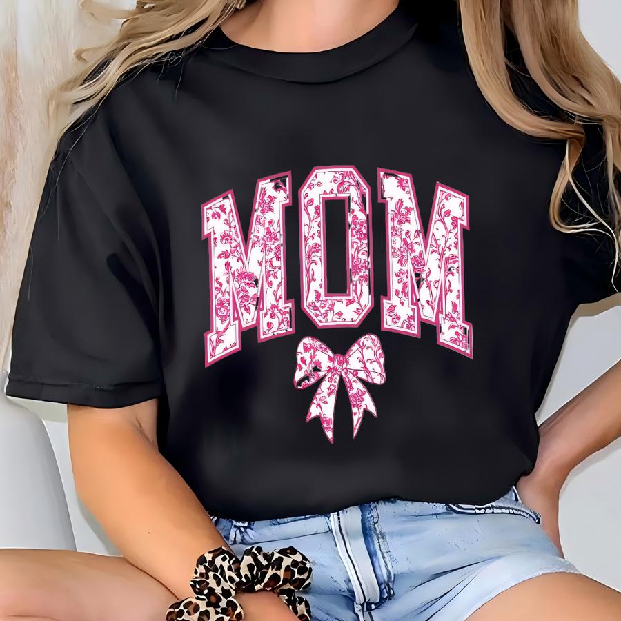 Floral Mom Sweatshirt, Cute Mother Gift, Floral Mama Hoodie T-shirt
