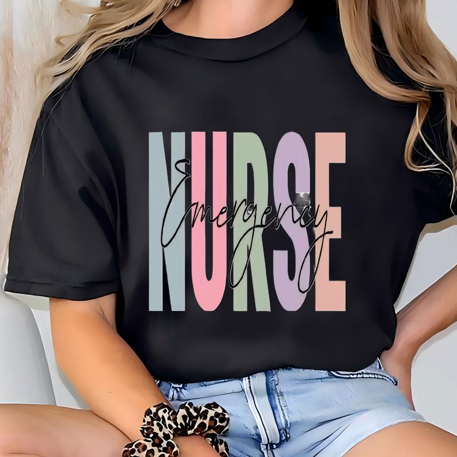Emergenc Nurse Shirt, Er Nurse Shirt, Emergency Medicine Nurse, Emergency Nurse Gift, Rn Shirt, Nurse Gift, Emergency Department Nurse Shirt T-shirt