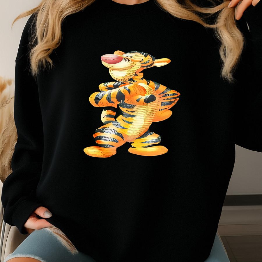 90's Tigger Crewneck Sz L (a8048) Sweatshirt