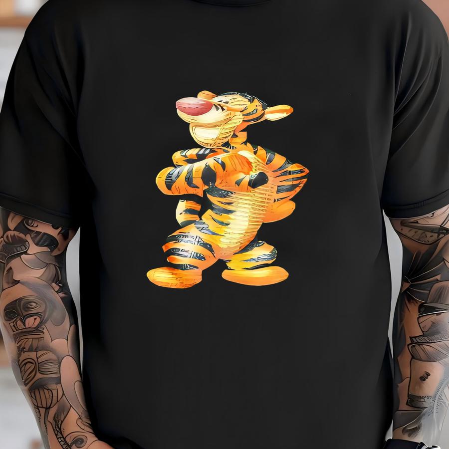 90's Tigger Crewneck Sz L (a8048) T-shirt
