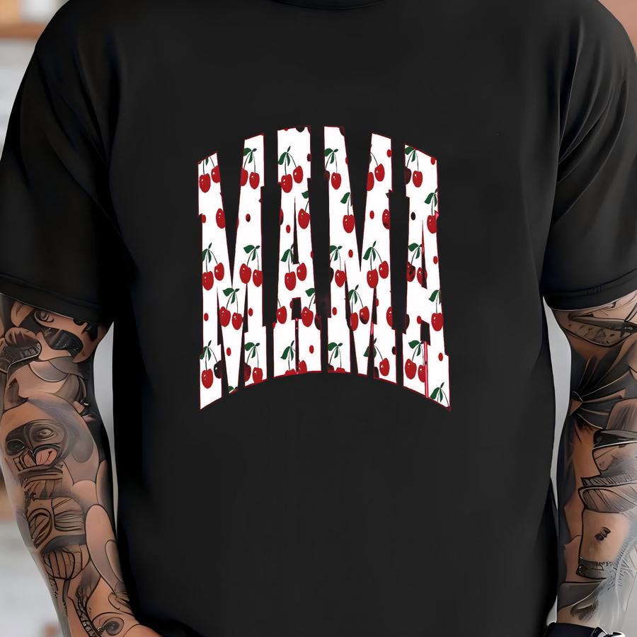 Cherry Mama Shirt, Mom Life Shirt, Mother’s Day Shirt, Cherry Mama Sweatshirt, Aesthetic Mom Shirt, Happy Mother’s Day 2025, Gift For Mom T-shirt