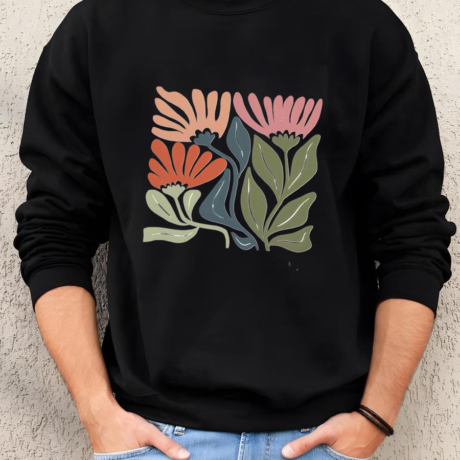 Christian Shirt For Women, Boho Floral Faith Tee, Christian Apparel For Women, Be Still And Know Sweatshirt