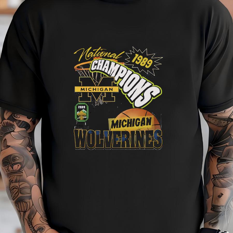 Vintage 90s Wolverines Vintage 1989 Shirt Homage Retro Classic Graphic Tee Bootleg Bestseller Unisex Sport Sweatshirt Gift T-shirt