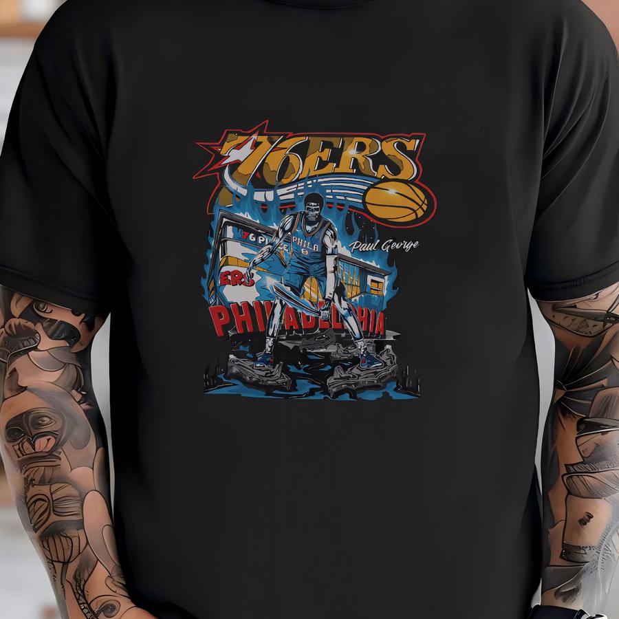 Vintage 90s Paul George Shirt Homage Retro Classic Graphic Tee Bootleg Bestseller Unisex Sport Sweatshirt Gift T-shirt