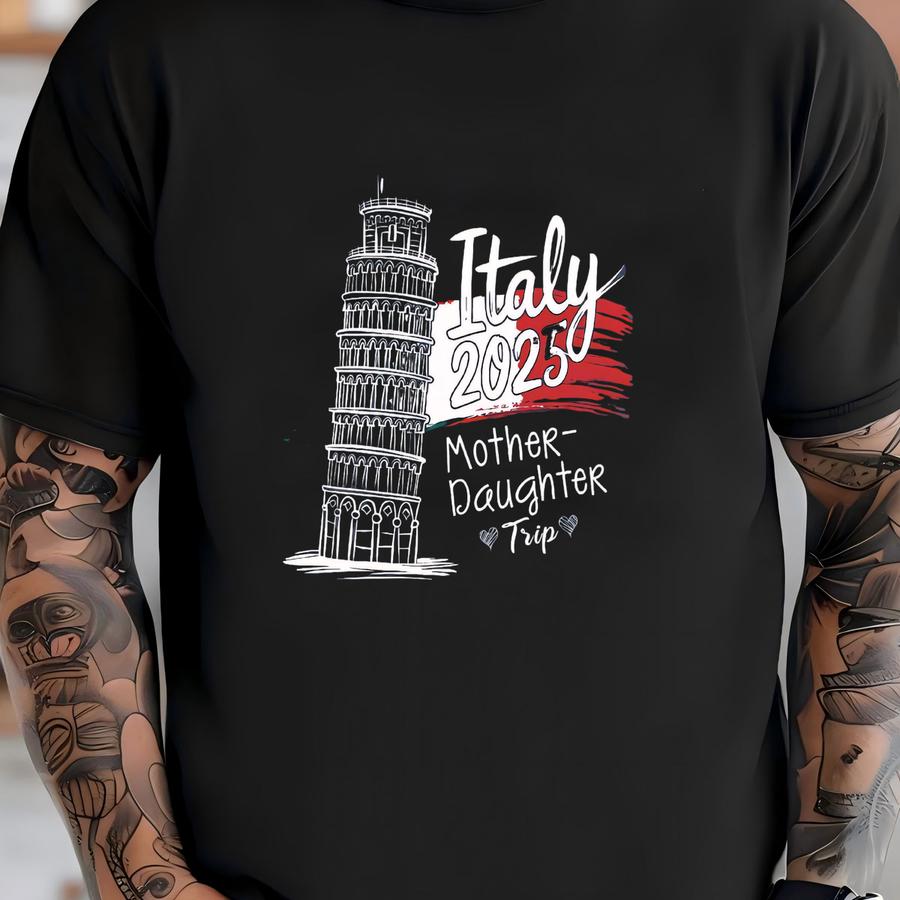 Italy Vacation Shirt, Rome Italy Trip, European Vacation, Europe Travel Around The World, Leaning Tower Of Pisa T-shirt