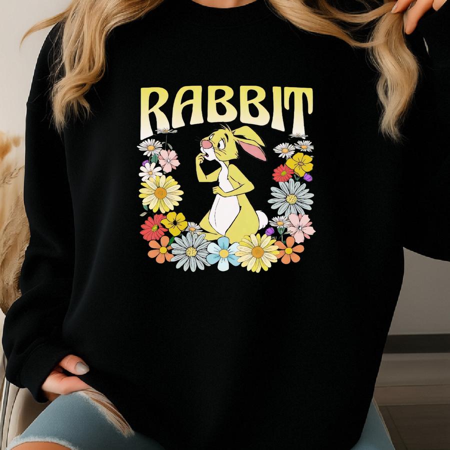 Rabbit Shirt, Kids And Baby Birhtday Gift, The Pooh And Friends Tee, Trip Hoodie, Matching Shirt Sweatshirt
