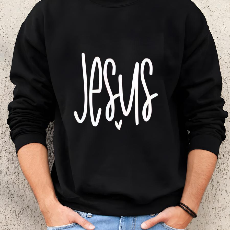Jesus Shirt - Christian Shirt - Comfort Color Shirt - Jesus Lover Tee - Bible Shirt - Gifts For Her - Graphic Tee - Women Faith Shirt Sweatshirt