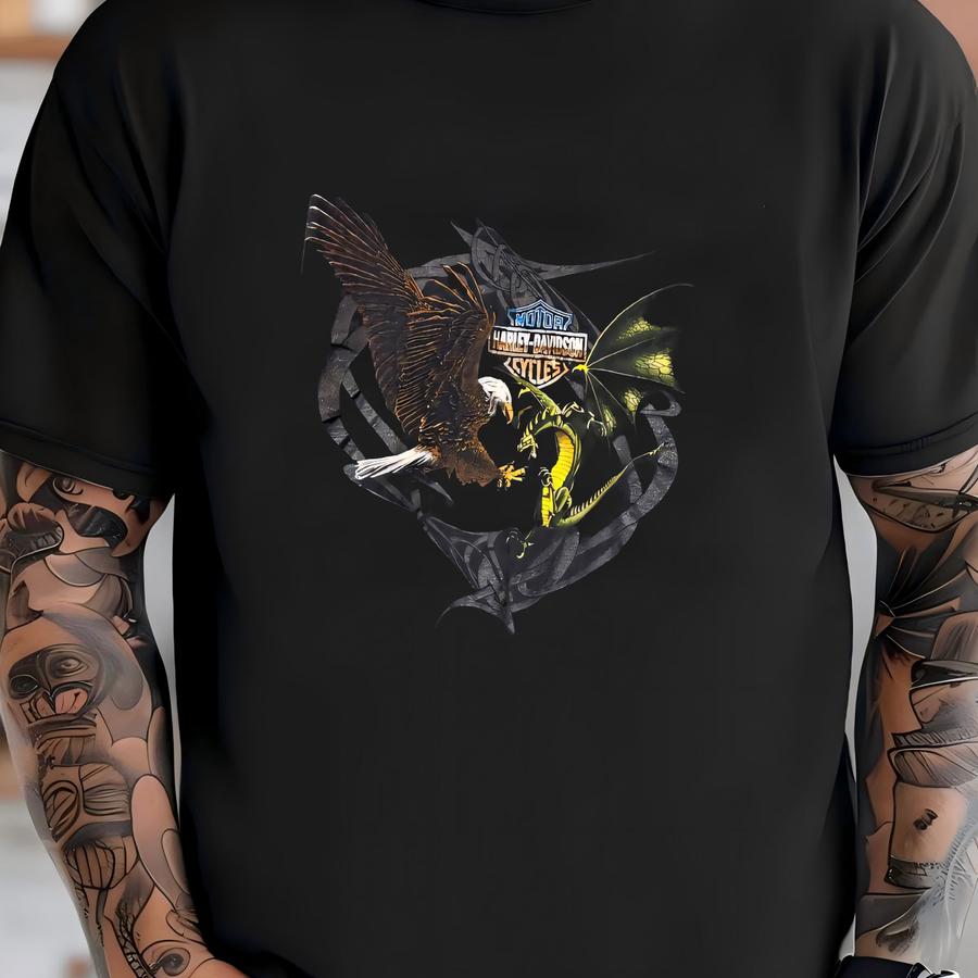 2000 H-d Deluth Hoodie Sz M (a8305) T-shirt