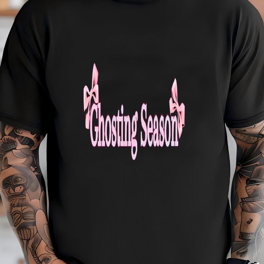 Ghosting Season Crewneck, Oversized Sweatshirt, Soft Grunge Pullover, Aesthetic Streetwear T-shirt