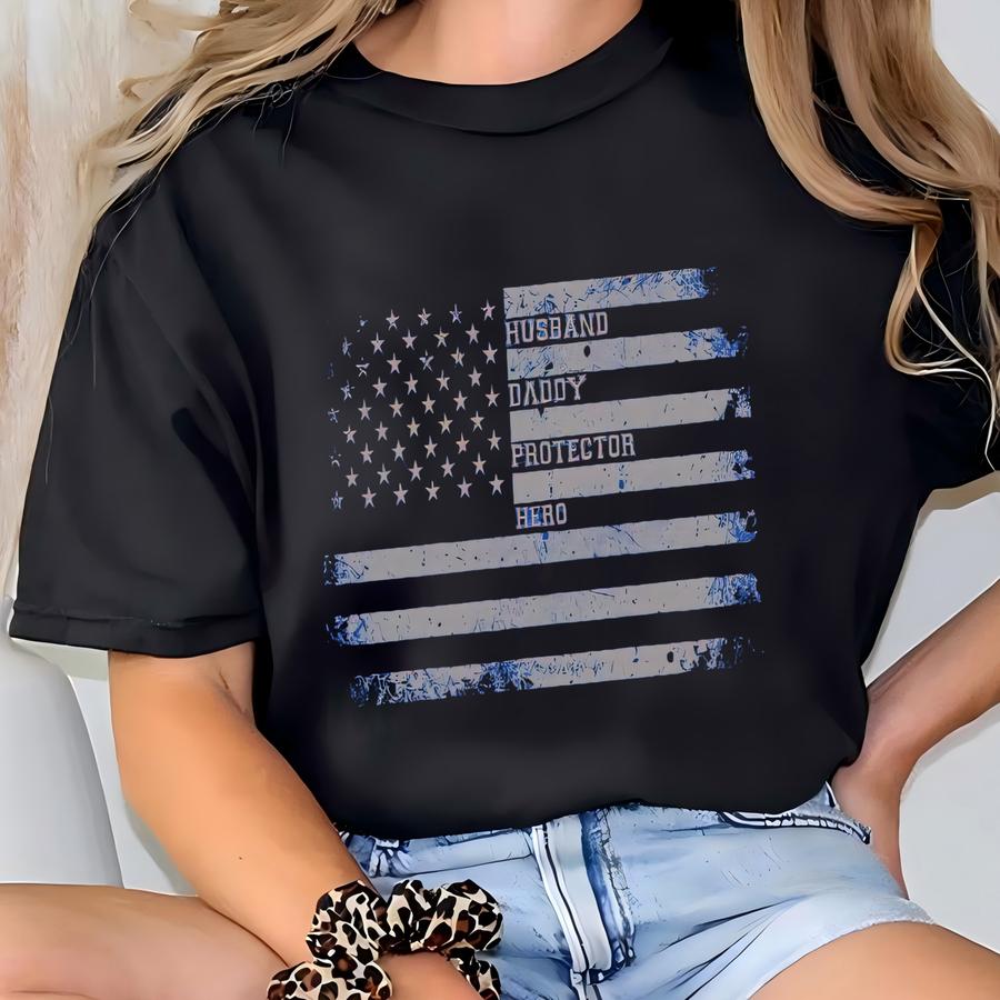 Dad Usa Flag Patriotic Shirt Fathers Day Gift For Father T Shirt Gifts For Dad Patriotic Shirts For Men Best Dad Gifts T-shirt