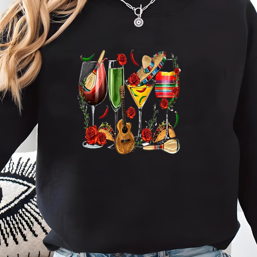 Cinco De Mayo Shirt, Cinco De Drinko Tshirt, Fiesta T-shirt, Senoritas Shirt, Womens Cinco De Mayo Outfit, Drinking Alcohol Tee, Party Shirt Sweatshirt