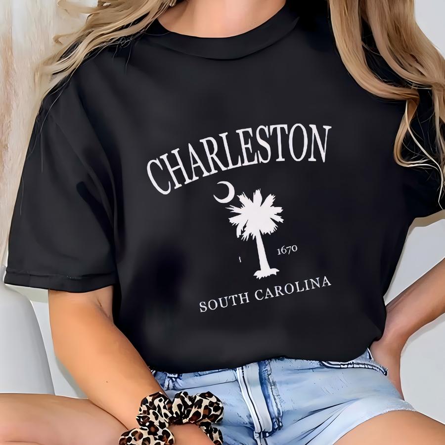 Charleston Baby Bodysuit Baby Gift Charleston Shirt Newborn Baby Shower Gift Mommy And Me Outfits Pregnancy Baby Announcment Bodysuit T-shirt
