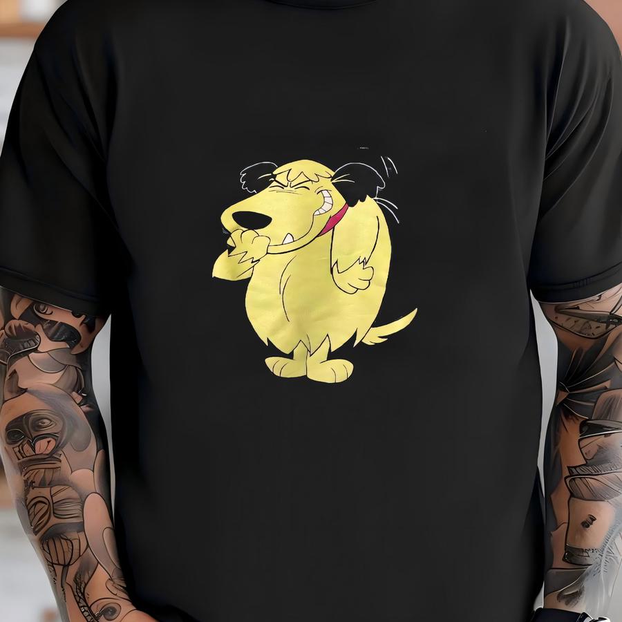 1993 Muttley Dog Hee Hee Laughing Crewneck Sz L (a8761) T-shirt