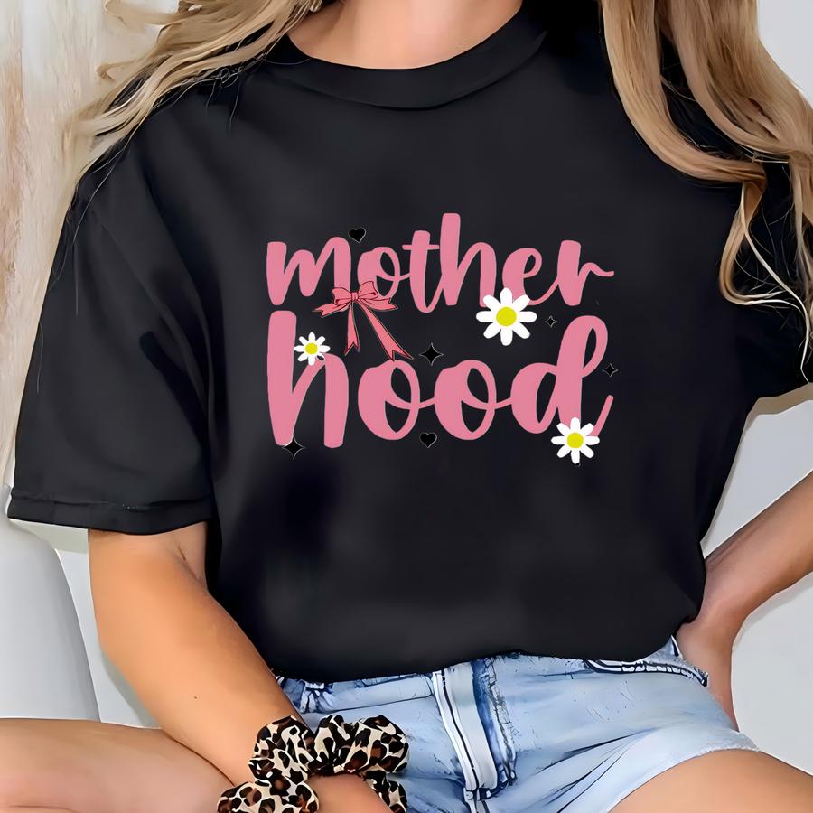 ® Motherhood Shirt, Some Days I Rock It, Sarcastic Mom Shirt, Mothers Day Gift, Mom Tee, Coquette Bow Motherhood Shirt T-shirt