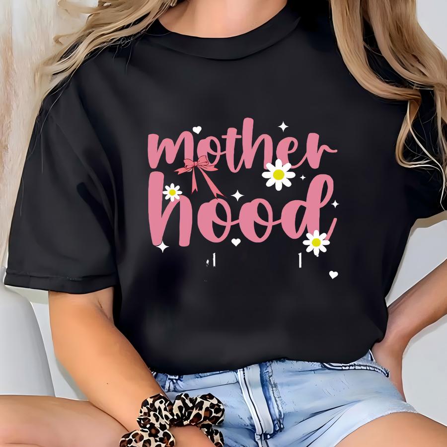® Motherhood Shirt, Some Days I Rock It, Mothers Day Gift, Coquette Mom Shirt,rockin' Mom,floral Motherhood Shirt,mom Bday Tee T-shirt
