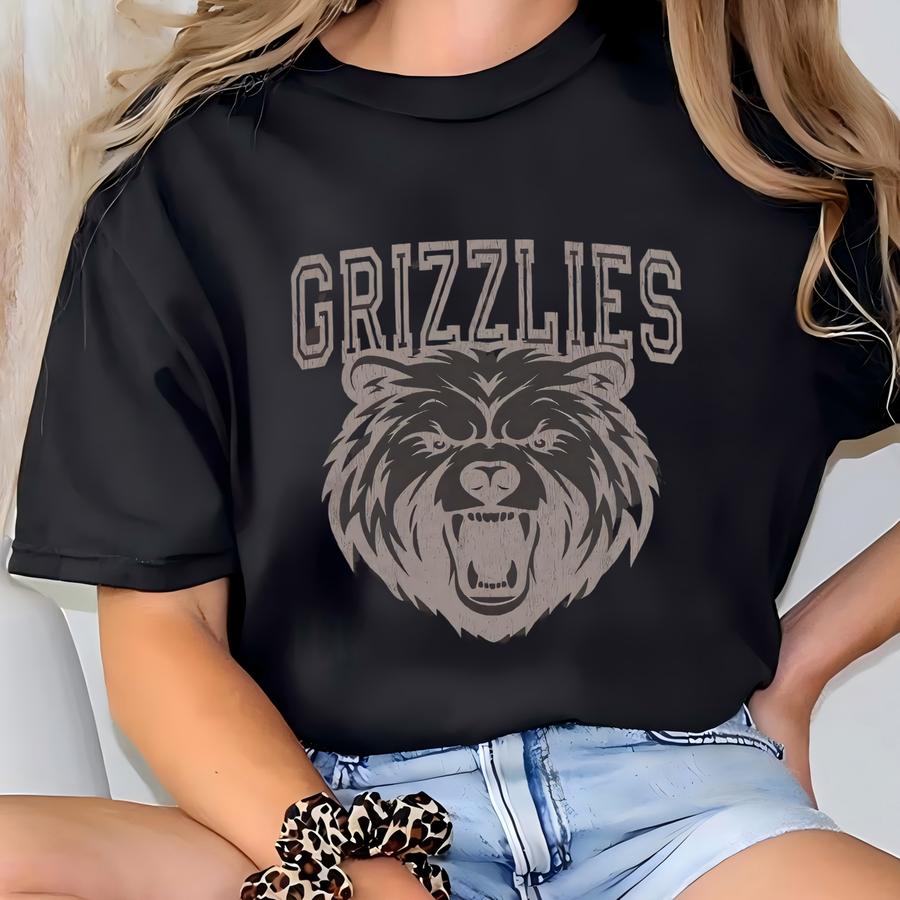 Grizzlies Shirt Mens Grizzlies Tshirt Grizzlies Game Day Tee Grizzlies Kids T Shirt Grizzlies Mascot Spirit Wear T-shirt