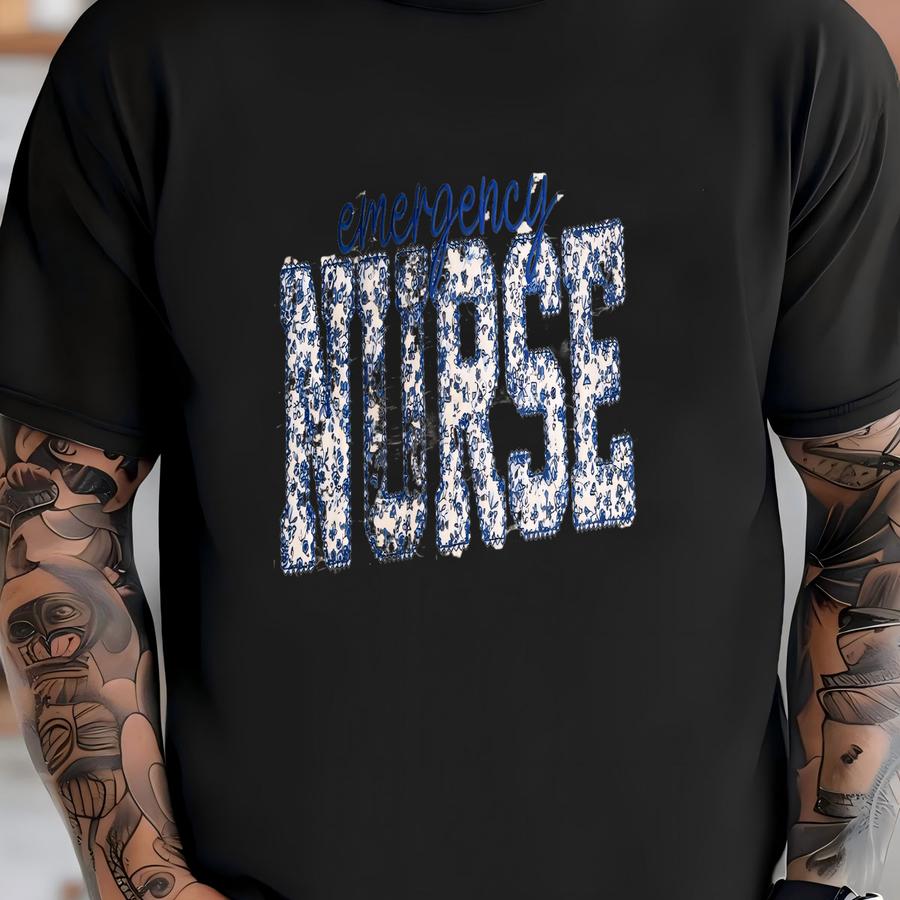 Emergency Nurse Sweatshirt, Er Nurse Sweatshirt, Emergency Department Sweatshirt, Gift For Nurse, Custom Nurse Crewneck T-shirt