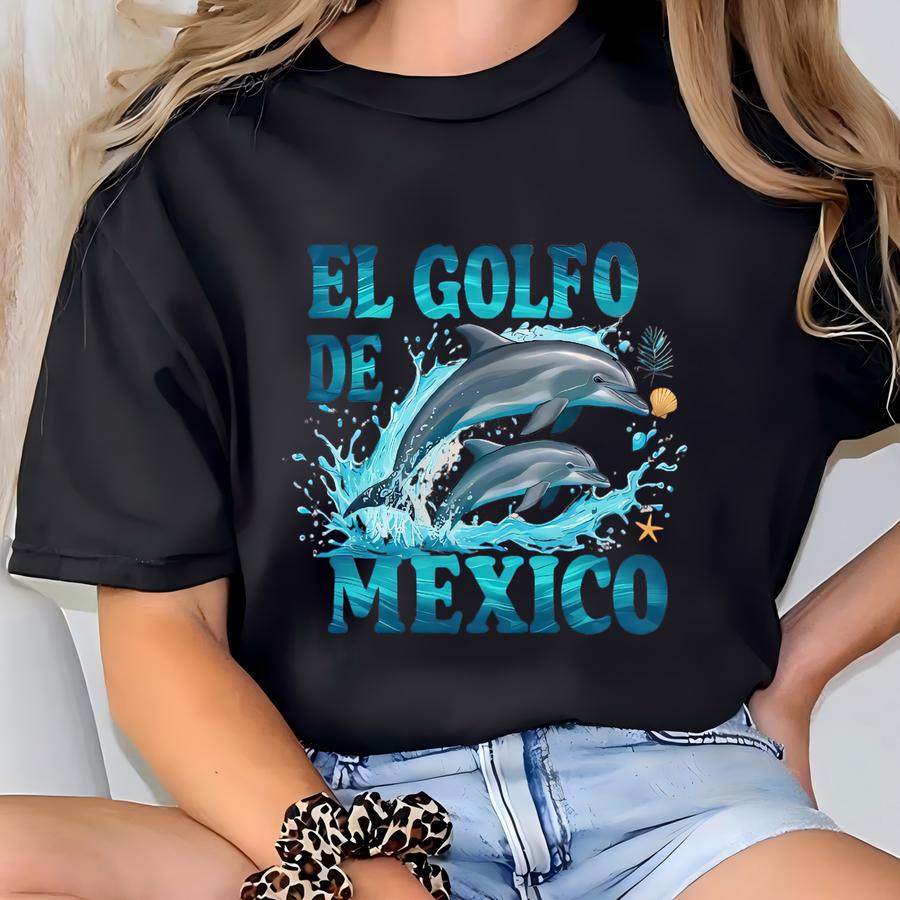 Shirt Gulf Retro Shirt Texas Mississippi Florida Beach Crewneck Mexico Gift For Mexicolover Gift T-shirt