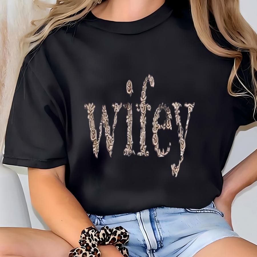 Wifey Sweatshirt, Bachelorette Sweatshirt, Wife Shirt, Wife Sweatshirt, Wedding Gift, Bride Sweatshirt, Gift For Bride T-shirt