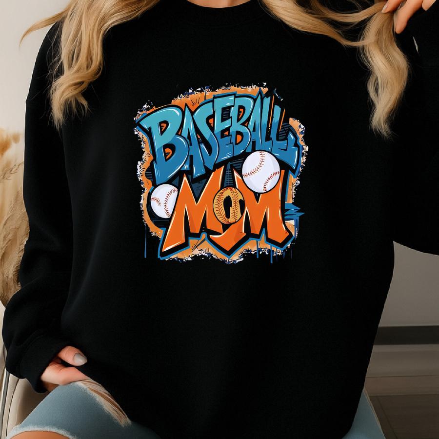 Baseball Mom Shirt: Game Day Gift For Baseball Lover Sweatshirt