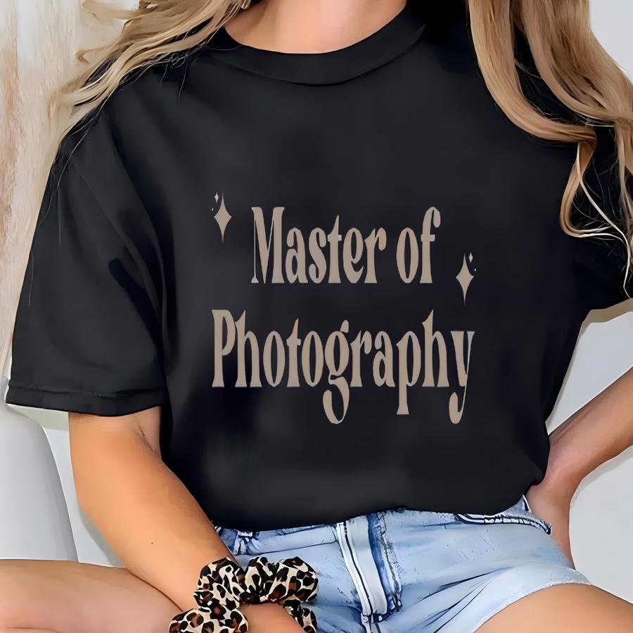 Master Of Photography Shirt, Photographer Tee, Photography Lover Gift, Retro Photography Tee, Gift For Photographer T-shirt