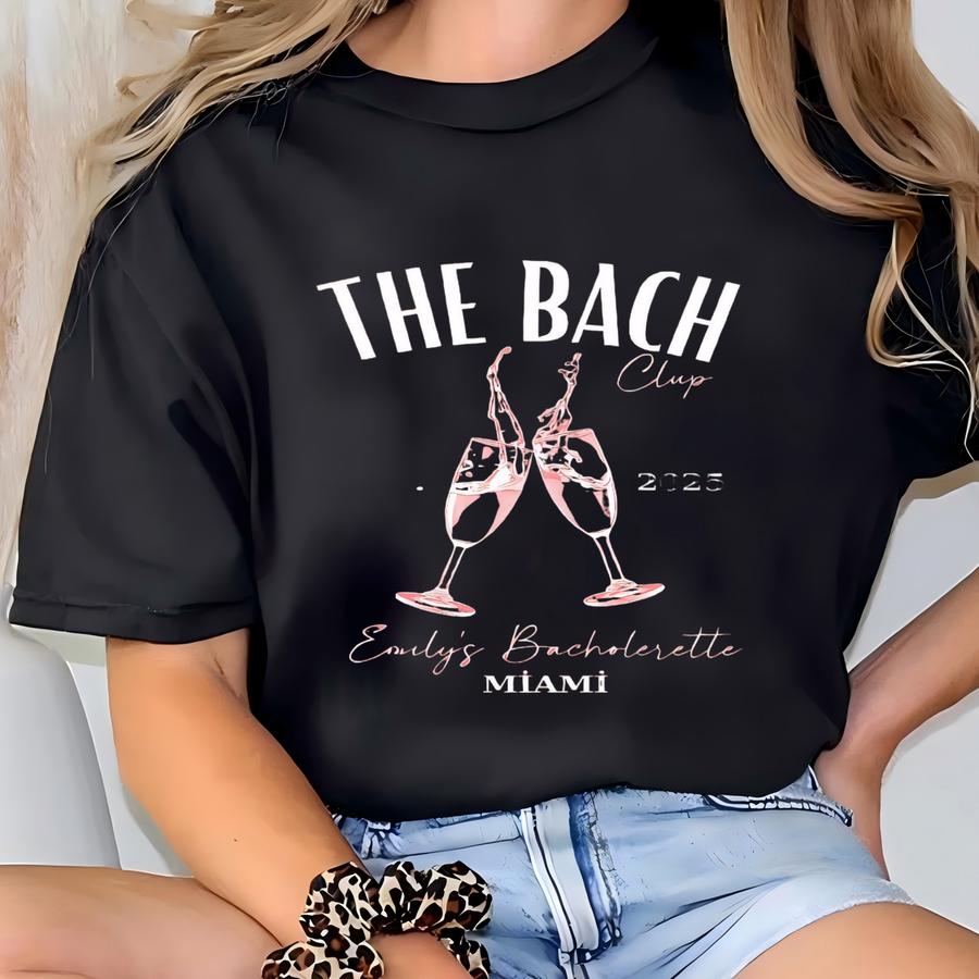 The Bach Club Bachelorette Shirts Bach Shirt Social Club Bach Club Shirts Bachelorette Party Shirts Bachelorette Shirts 1717  T-shirt