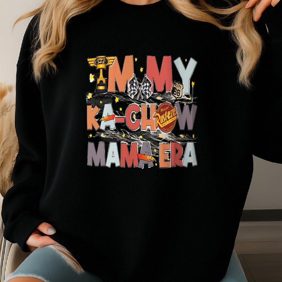 Personalized In My Ka-chow Mama Era 2 Sided Shirt, Mothers Day Shirt, Cars Movie Matching Shirt, Gift For Mom Sweatshirt