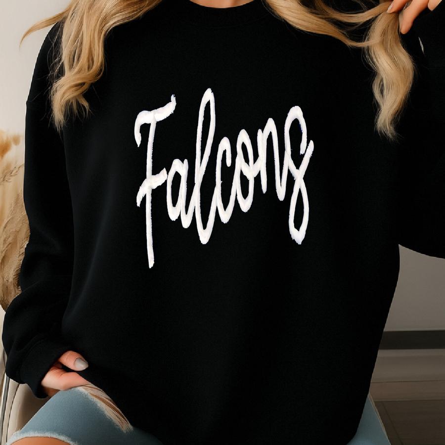Personalized Chenille Yarn Sports Team Sweatshirt, Chenille Letter Sweatshirt, Team Sports Shirts, Spirit Wear Sports, Letters For Teacher Sweatshirt