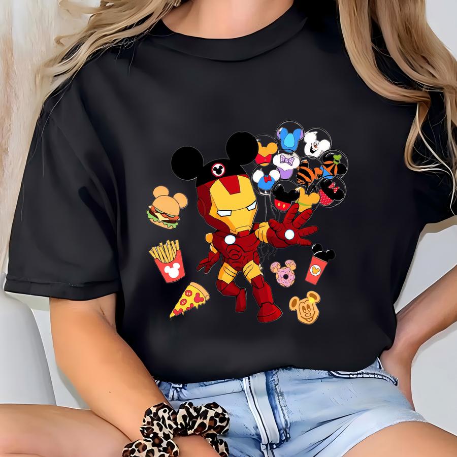 Ironman Hoodie, Superhero Carnival Food And Drink Tee, Best Day Ever Tshirt, Family Vacation Tee, Avengers Shirts, Land Shirt Gift T-shirt