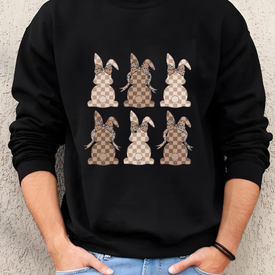 Easter Shirt - Easter Bunny Shirt - Easter Tee - Spring Shirt - Retro Easter Shirt - Checkered Easter Shirt - Easter - Easter Tee Sweatshirt Easter Shirt - Easter Bunny Shirt - Easter Tee - Spring Shirt - Retro Easter Shirt - Checkered Easter Shirt - Easter - Easter Tee Sweatshirt