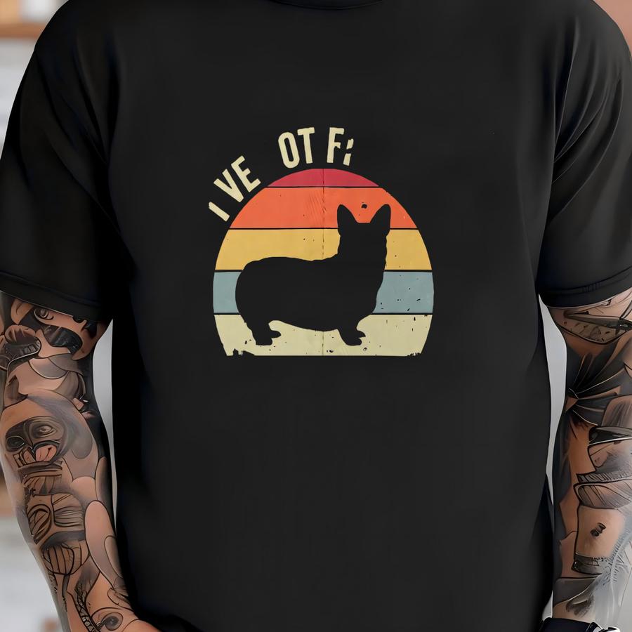 Corgi Hat, Baseball Cap, Funny Dog Lover Gift, Dog Dad Hat, Vintage Style Distressed Cap, I've Got Friends In Low Places T-shirt