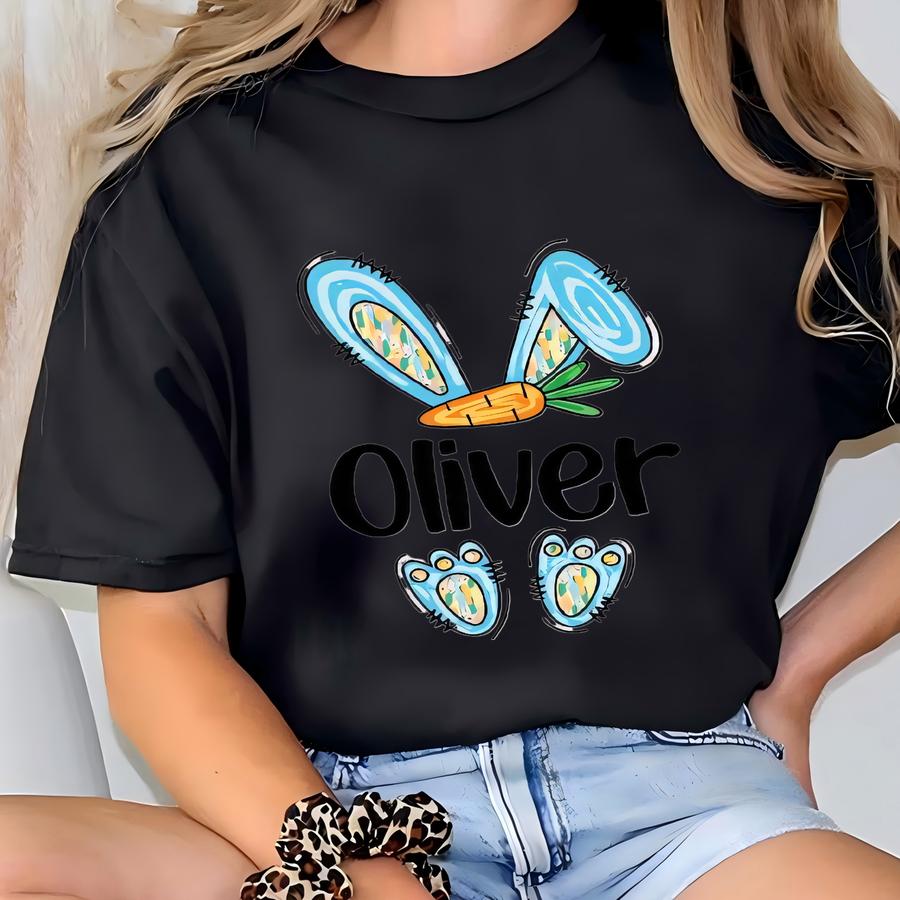 Custom Easter Bunny Toddler Shirt: Personalized Easter Gift T-shirt
