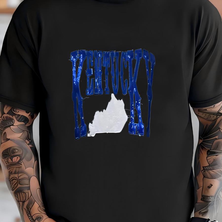 Staggered Sequins Kentucky Tee, Ky, Kentucky, Sequins, Wildcats, Uk, Christmas Gift, Birthday Gift, Women's Gift, College Gift, Mother's T-shirt