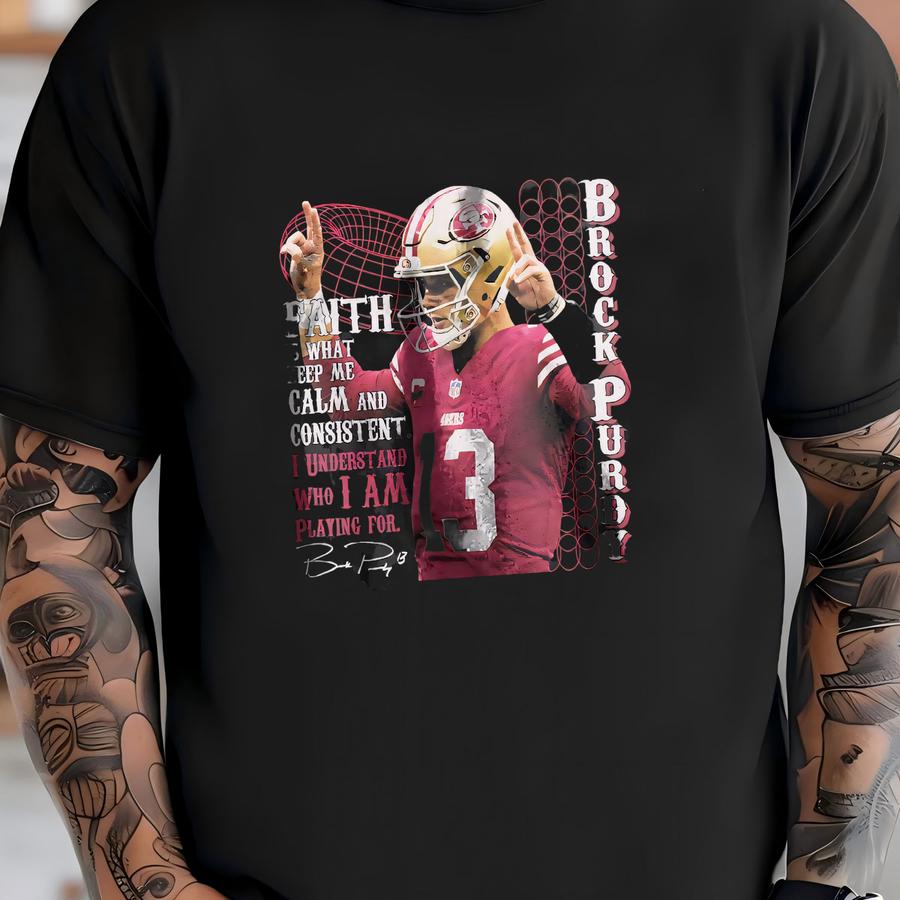 Brock Purdy Quotes Hoodie, Brock Purdy Shirt, Vintage 90's Football Shirt T-shirt