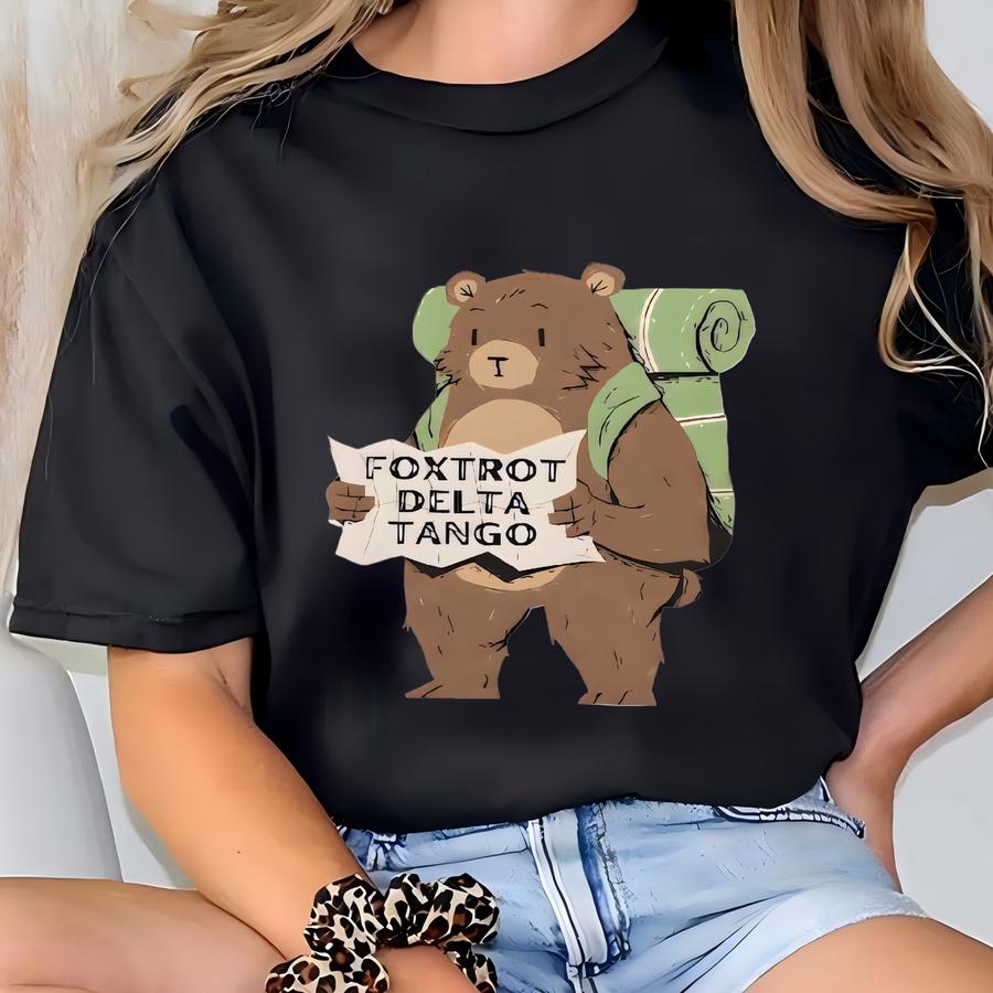Bear National Parks Hoodie: Foxtrot Delta Tango T-shirt