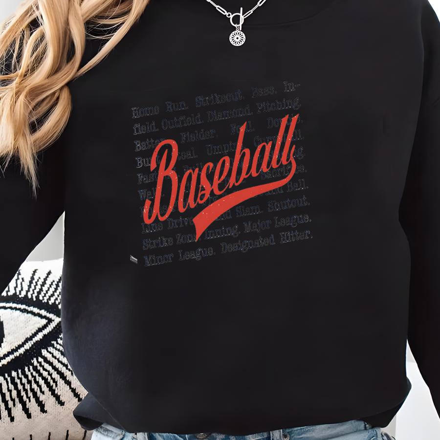 Retro Baseball Shirt: Game Day Tee Sweatshirt
