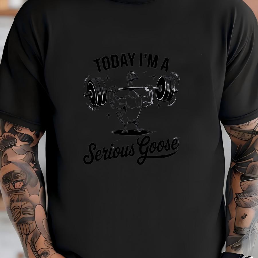 Today I'm A Serious Goose Shirt, Goose Sweatshirt, Funny Humor Shirt, Sarcastic Shirt, Silly Goose Tee, Funny Goose Shirt, Gift For Women T-shirt
