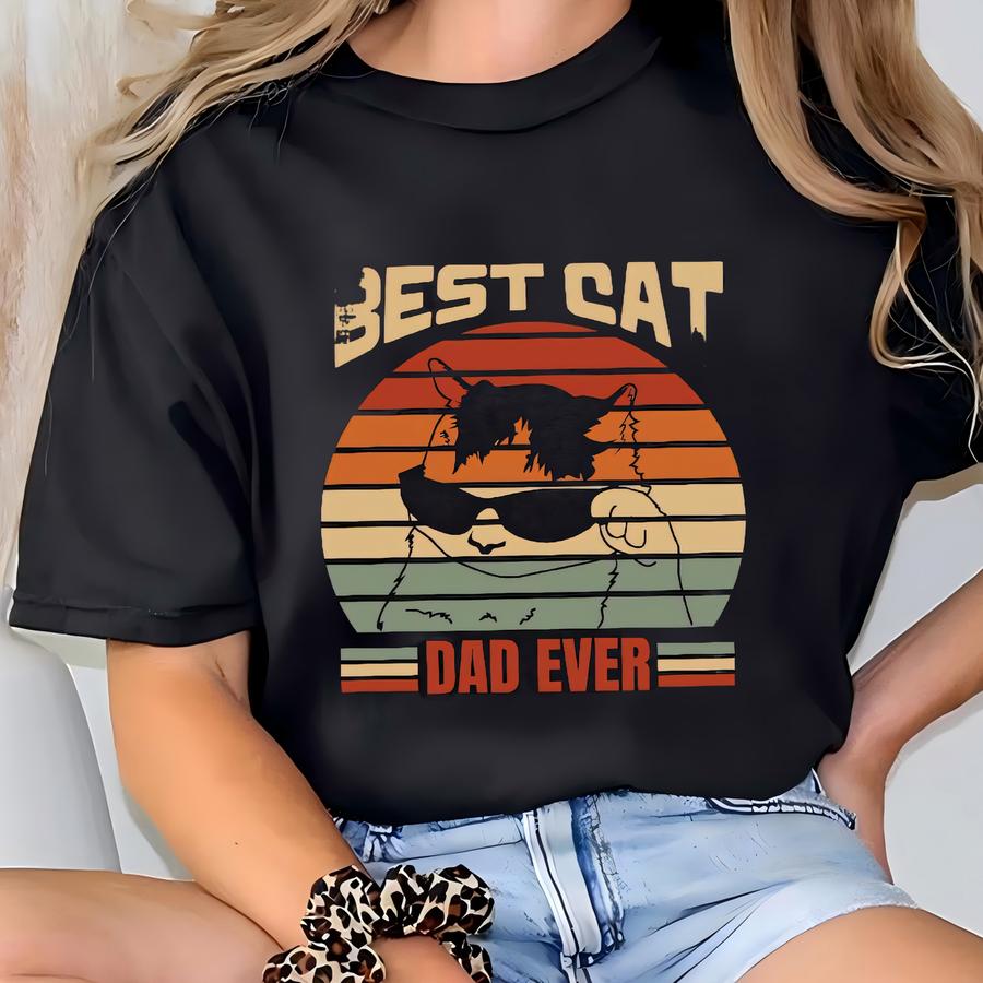 Funny Cat Dad Hoodie, Fist Bump Tee, Cat Lover Gift, Daddy Sweatshirt T-shirt