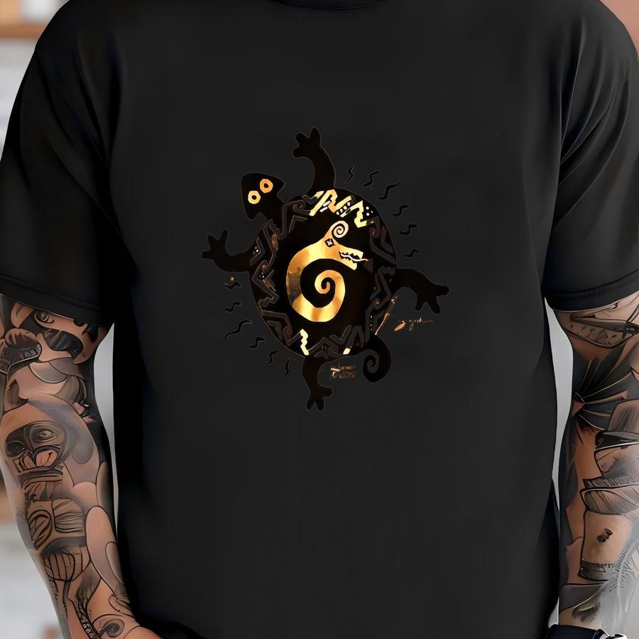 1997 Dagoli Turtle Crewneck Sz M (a8790) T-shirt