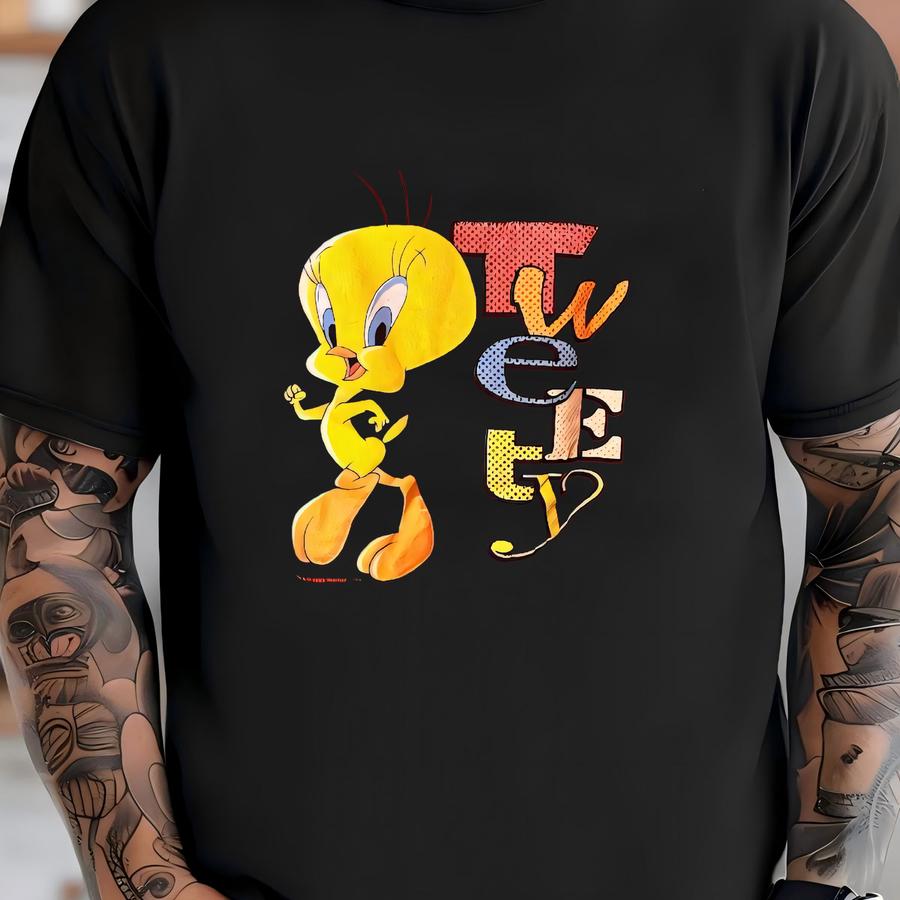 1993 Tweety Bird Crewneck Sz Xl (a8797) T-shirt