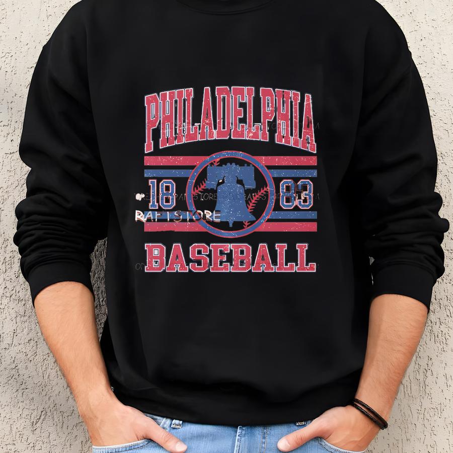 Philadelphia Baseball Sweatshirt | Philadelphia Baseball T-shirt | Baseball Fan Shirt | Philadelphia Baseball Tee | Custom Baseball Shirt Sweatshirt