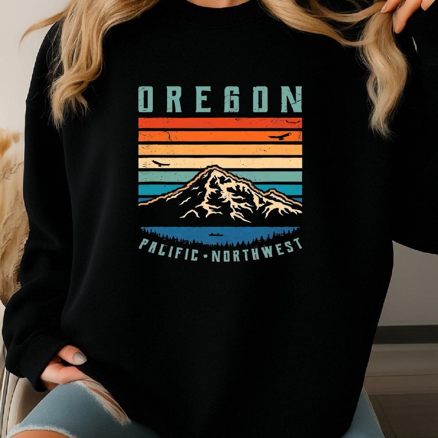 Pacific Northwest Shirt, Sweatshirt, Adventure Shirt, Pacific Northwest Gift, Nature Lover Gift, Souvenir, State Sweatshirt