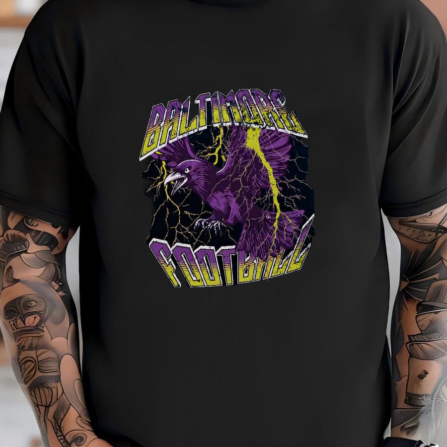 Racerback Tank Top, Baltimore Football Casual Fan Wear, Sveless Shirt, Game Day Apparel, Sports Lover Gift, Team Merchandise, T-shirt