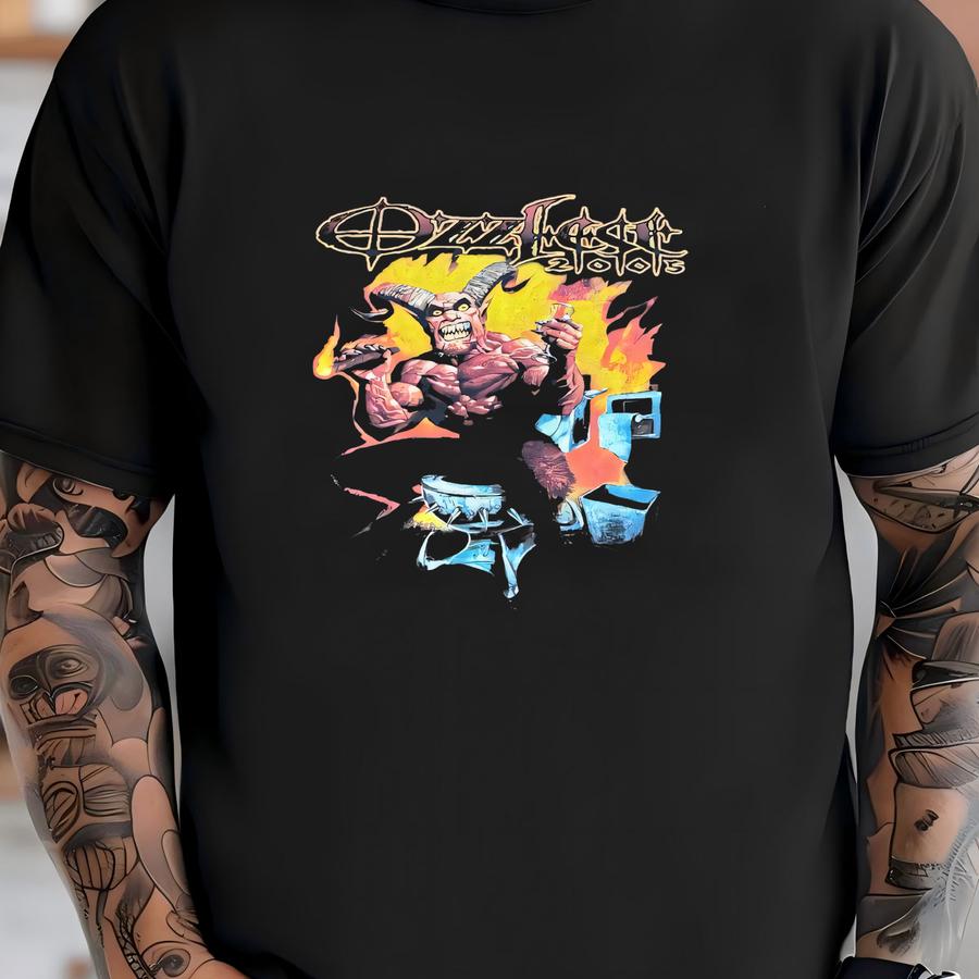 Vintage 2005 Ozzfest Demon On Toilet Hoodie Size Xl T-shirt